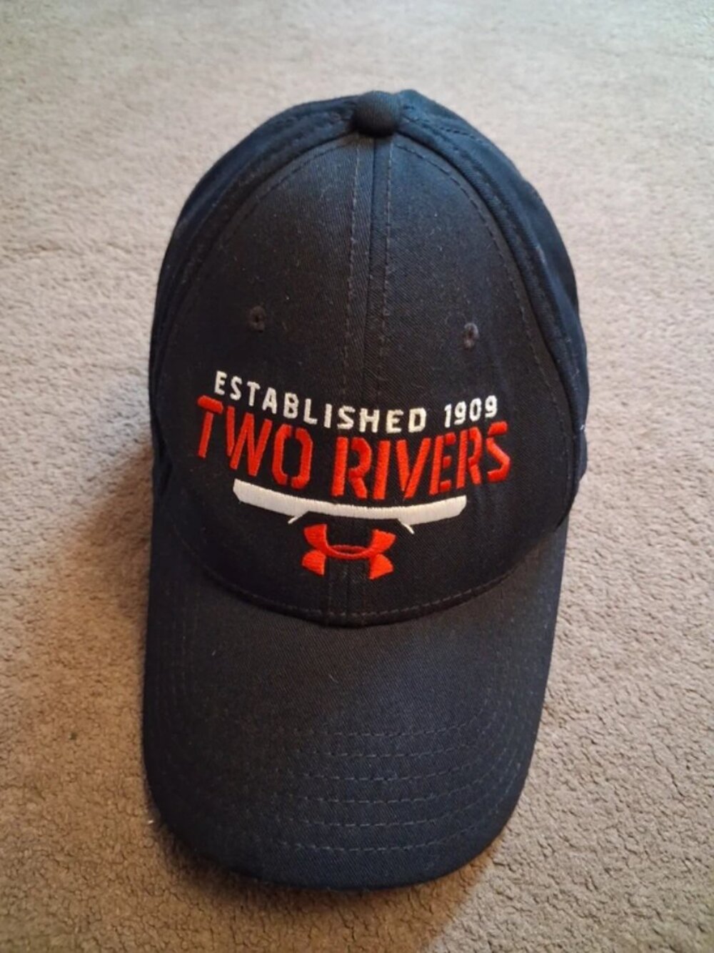 Under Armour Black "Established 1909 Two Rivers" baseball ap